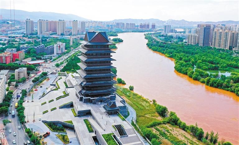 黃河樓上看黃河 歷時(shí)4年打造 預(yù)計(jì)國慶節(jié)期間開始運(yùn)營