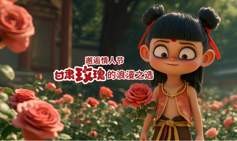 AI視頻 | 邂逅情人節(jié)，甘肅玫瑰的浪漫之選