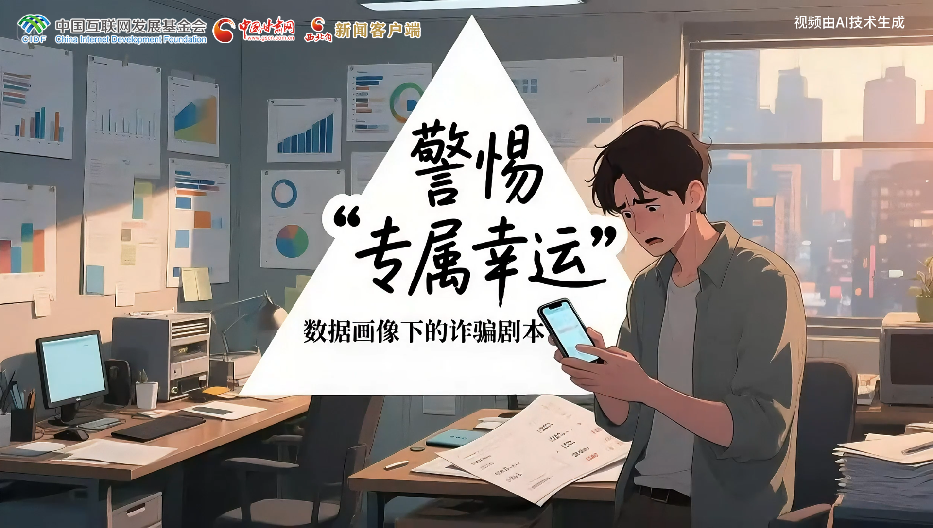 【甘快看】e法耀隴原|AI視頻 警惕“專(zhuān)屬幸運(yùn)”數(shù)據(jù)畫(huà)像下的詐騙劇本殺