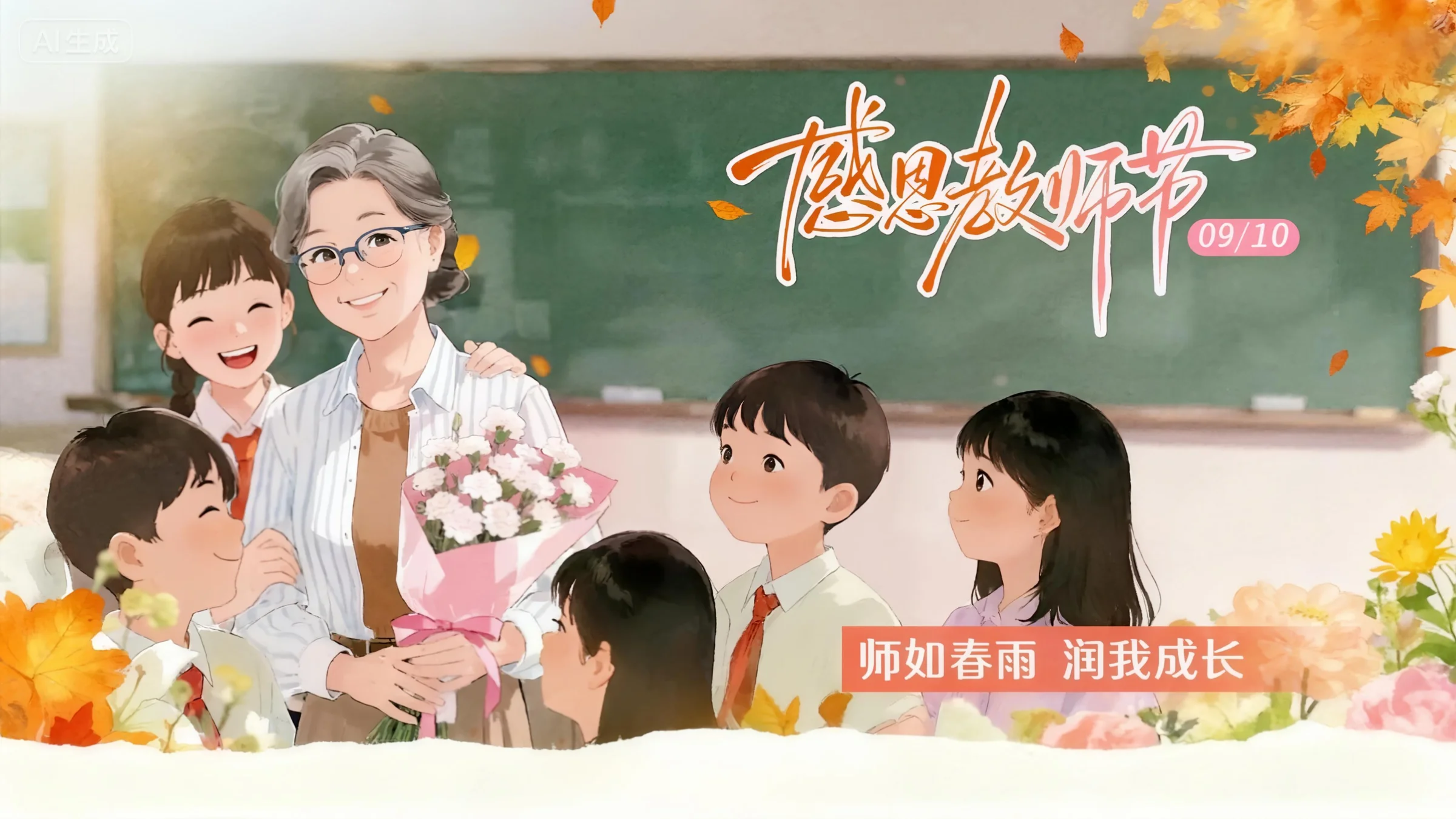 視頻海報(bào)|教師節(jié)：師如春雨 潤(rùn)我成長(zhǎng)