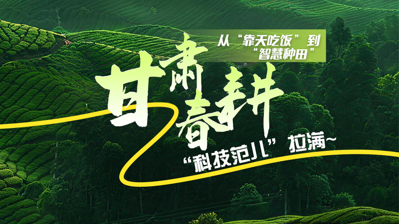 長(zhǎng)圖|從“靠天吃飯”到“智慧種田”，甘肅春耕“科技范兒”拉滿(mǎn)